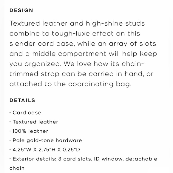 Michael Kors Jet Set Charm Small Chain ID Card Case - Picture 16 of 16